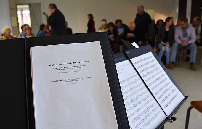 Literarische Kammermusik. Programmblatt
