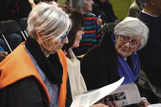 Foto von Andra und Tatiana Bucci, Cousinen von Sergio de Simone
