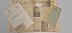 Unterlagen von Willy Martin Evensen - Zeitungsartikel, alte Dokumente