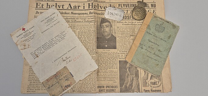Unterlagen von Willy Martin Evensen - Zeitungsartikel, alte Dokumente