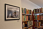 Bild von Ralph Giordano in der neu eröffneten Ralph-Giordano-Bibliothek