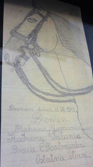 Brief von Walerjan Wróbel